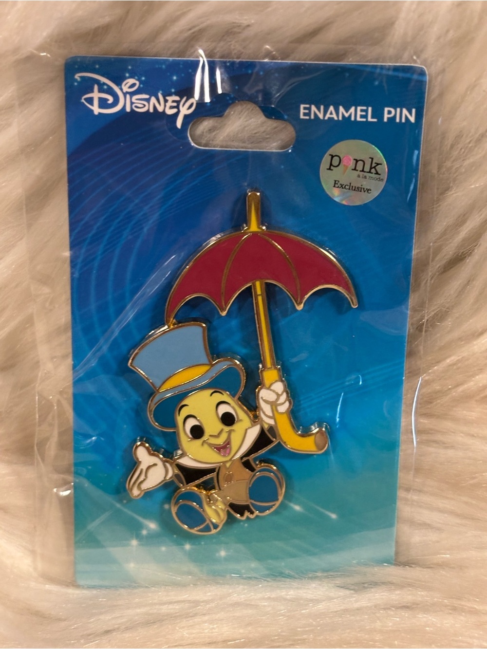 Disney Pinocchio Jiminy Cricket Collectible Trading Pin